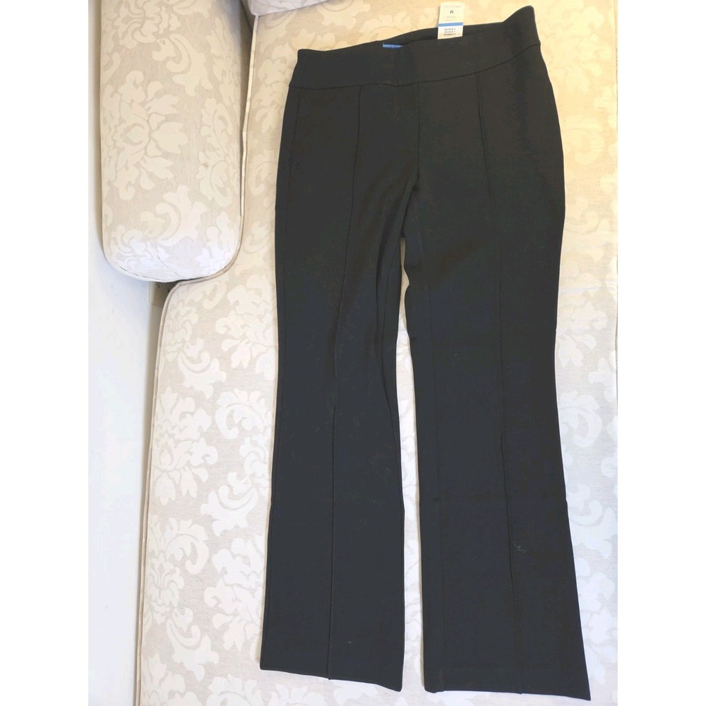 J.McLaughlin Wms Rylie Pull On Pants Bainbridge Knit Jersey Black Sz M NEW! $178 - Picture 4 of 16